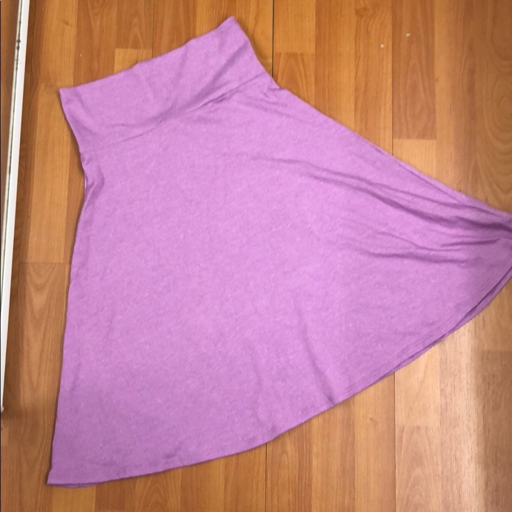 NWOT LuLaRoe purple heathered Azure skirt